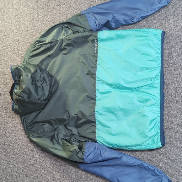 Cotopaxi Teca Calido Hooded Puffer Reversible Jacket Medium in Green/Teal/Aqua - Picture 9 of 16